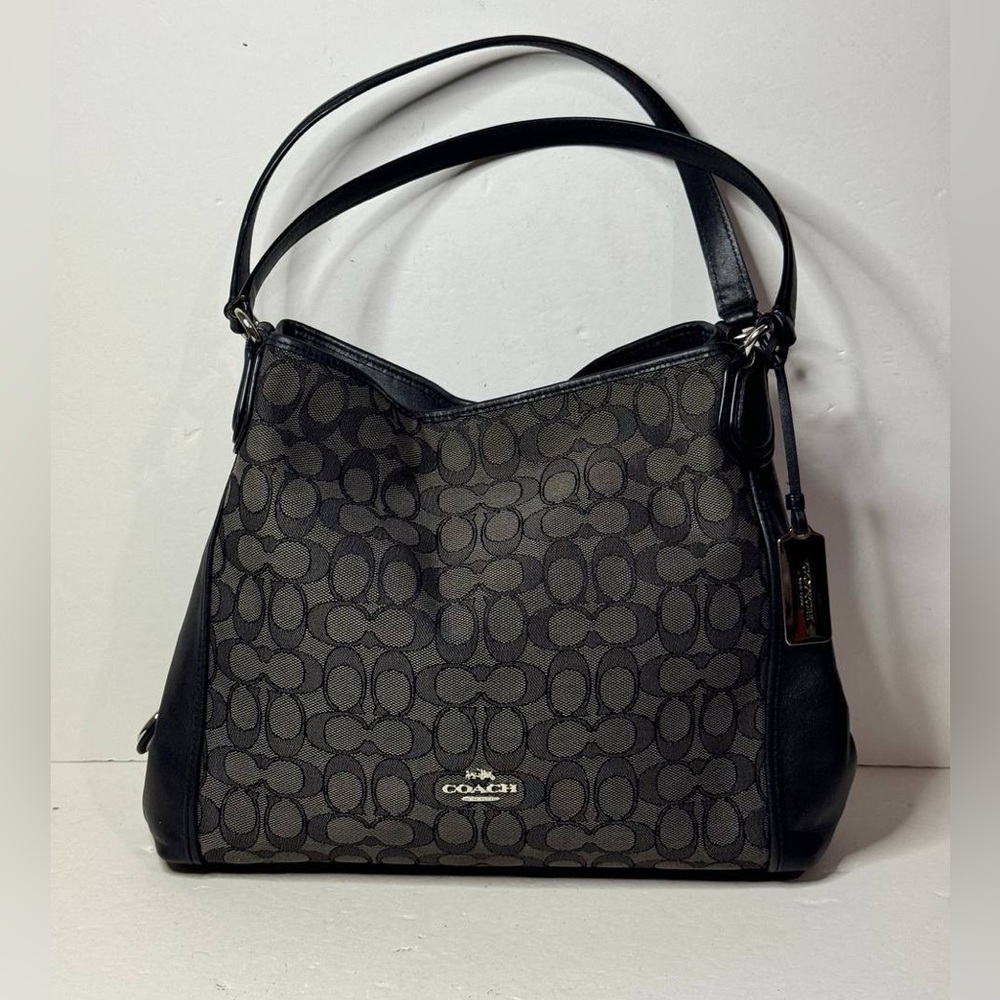 Coach Edie Shoulder Bag 31 In Signature Jacquard